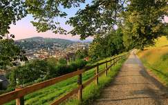 Sétány város felett, St.Gallen, Svájc