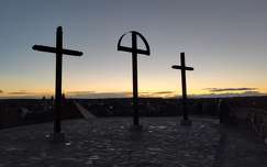 Alkonyat után az egri várban