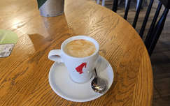 Mikulásvirág, dekoráció, kávé