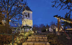 Csopak, éjszakai fények, dekoráció