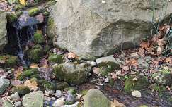 kő, szikla, patak, tél