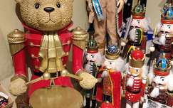 karácsony, karácsonyi dekoráció, Diótörő, medve,tél