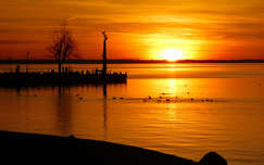 Balatonalmádi, felkelő Nap