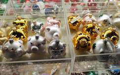 karácsonyi dekoráció, újév, szilveszter, újévi malac, BUÉK