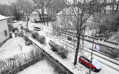 Balatonfűzfő, utcarészlet