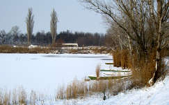 tél, hó, csónakok