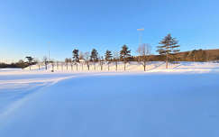 Balatonfűzfő, Hótenger a sportpályán