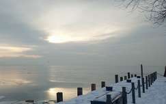 Balatonalmádi, téli kép