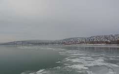 Balatonalmádi, téli kép