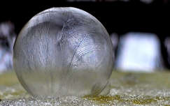 Tél, buborék, hó, jég