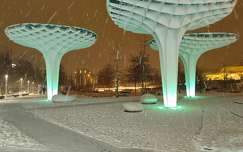 A Millenáris télen