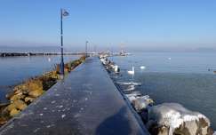 jég balaton stég és móló tó magyarország