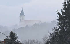 Tihany, Tihanyi Bencés Apátság, köd