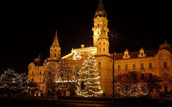 Győr karácsonyi díszben