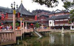 Kína, Sanghaj óvárosa, Teázó pavilon a tavon