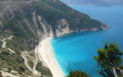 Myrtos-öböl, Kefalónia, az Ion-tenger legnagyobb szigete