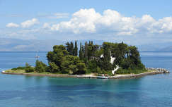 Görögország Korfu kis szigete