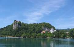alpok tó templom bledi-tó szlovénia