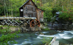 ház faház malom folyó erdő