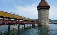 A Kappelbrücke Luzern-ben, Svájc