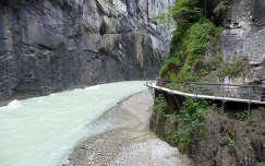 Aare folyó szurdoka Svájcban