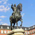 III. Fülöp, Plaza Mayor, Madrid, Spanyolország