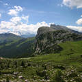 Passo Falzarego, Dolomitok, Olaszország.