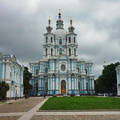 Szentpétervár, Szmolnij-székesegyház és a kolostor épületei Oroszország
