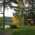 Finnország, tóparti szauna