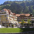 Wengen a Jungfrau vonulatával,Svájc