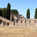 Olaszország,Pompei,a színház romjai