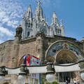 Barcelona, Spain, Tibidabo, Sacre Coeur