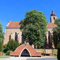 Magyarország, Egervár, Római Katolikus templom és buszmegálló