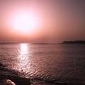 Horvátország tenger, naplemente