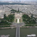 Trocadero az Eiffel toronyból