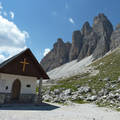 Kápolna a Tre Cime di Lavaredo lábainál, Olaszország