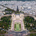 látkép az Eiffel-toronyból,Párizs,Franciaország