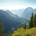Panoráma a Berchtesgadeni Sasfészekből,Bajorország