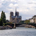 a Szajna és a Notre Dame,Párizs,Franciaország