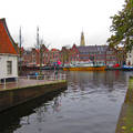 Haarlem, Nederland, VIEW AT RIVER SPAARNE  