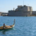 Málta-Valletta, Szent Elmo-erőd és vízi taxi