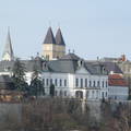 Veszprémi vár látképe a püspöki palota felől