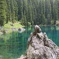 Karer tó a Dolomitokban,Olaszország