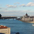 Kék Duna a Margit szigettel,Budapest