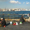 Horgászok a Boszporusznál, Isztambul, Törökország