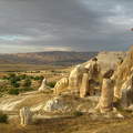 Tájkép Göreme közelében, Cappadocia, Turkey