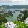 Jánosi Sándor: Azori-Szigetek, Kétszínű tó