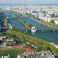 Párizs, Szajna az Eiffel toronyból