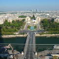 Párizs látképe az Eiffel toronyból