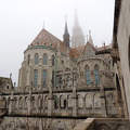 Budapest ,Halászbástya és Mátyás templom ködben